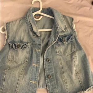 Jean Vest  jacket